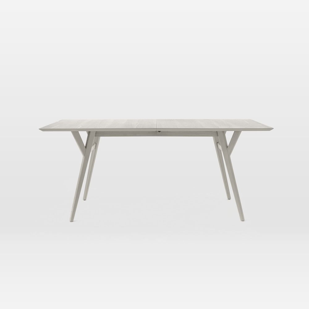 Expandable mid century modern dining table deals