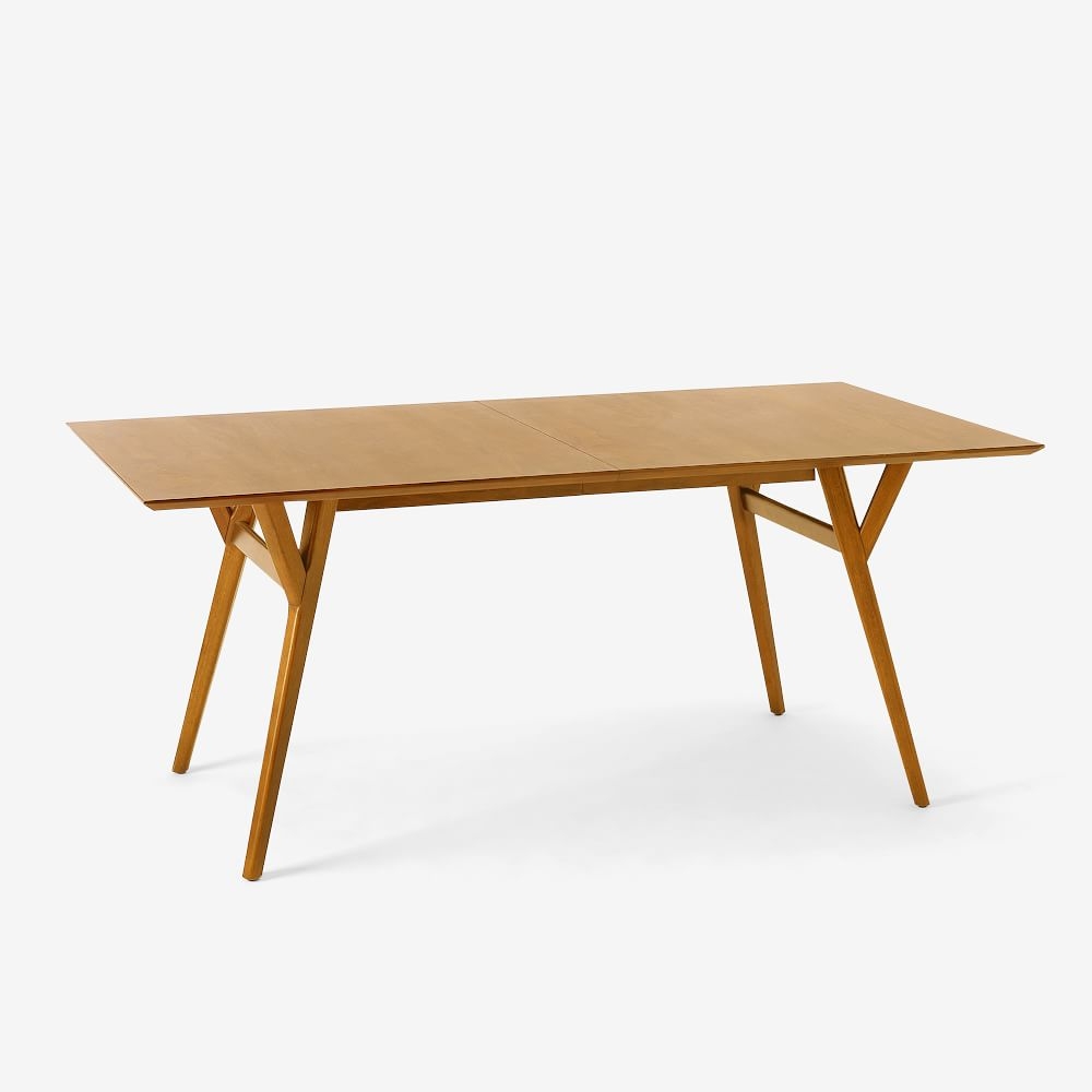 Mid century shop expandable dining table