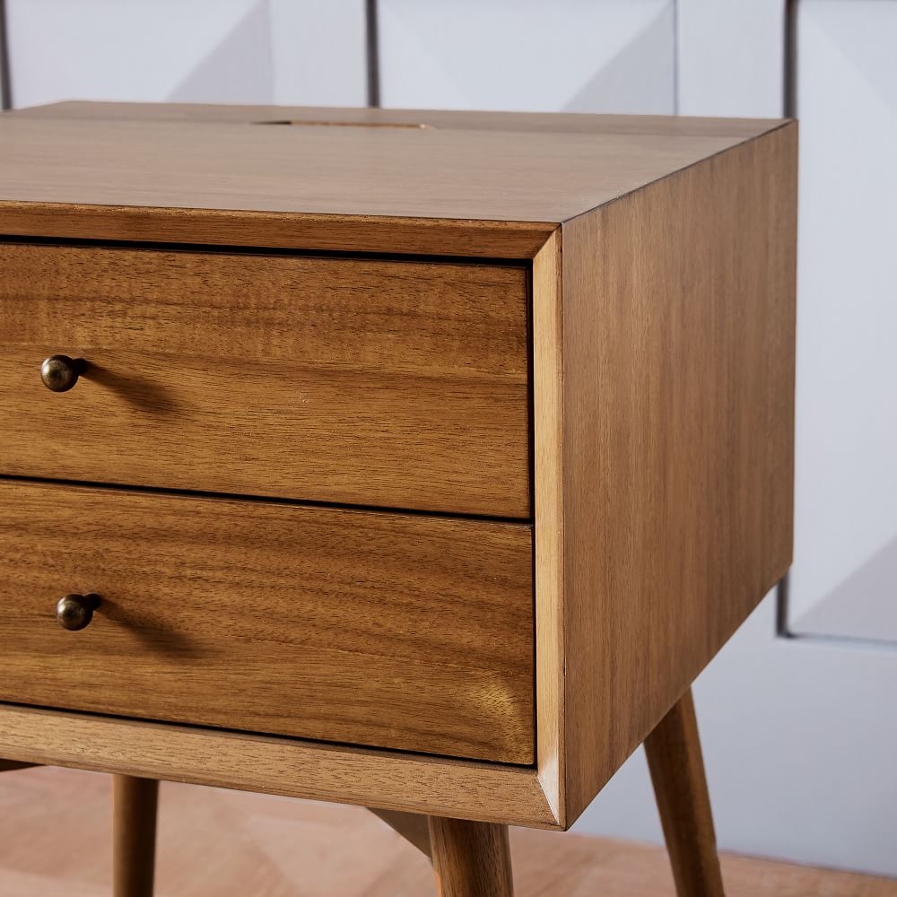 Mid century deals nightstand acorn
