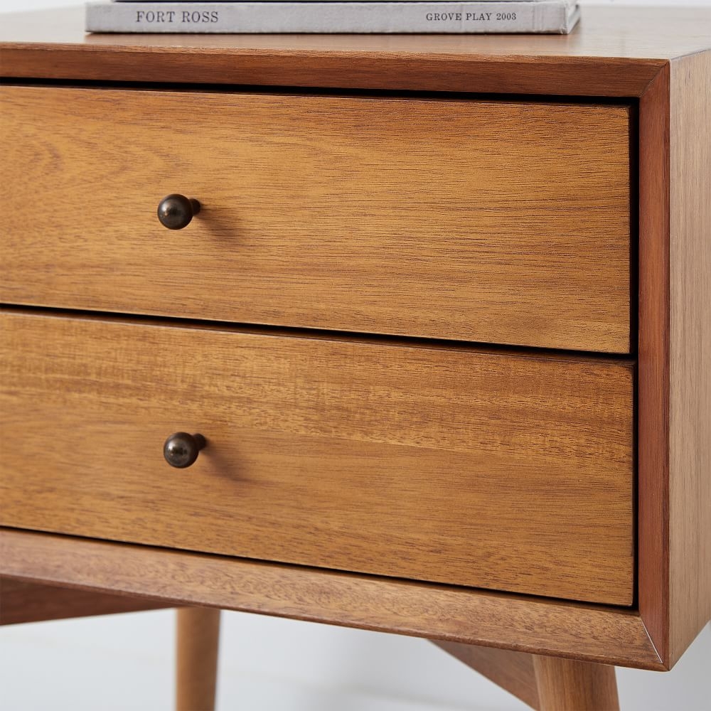 Mid century discount nightstand acorn