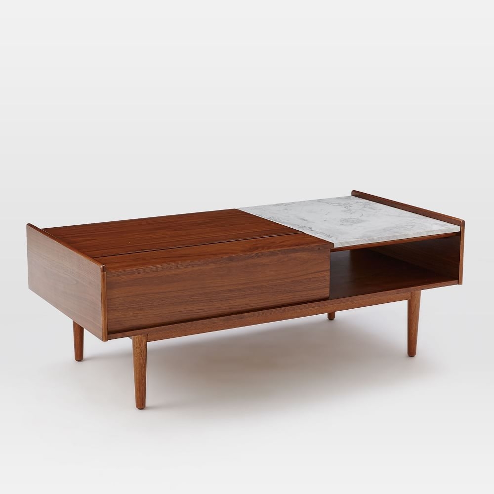 Pop up deals storage coffee table