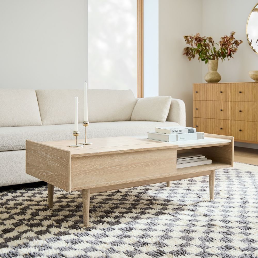 Buy online Mid Century Pop Up Storage Coffee Table now West Elm