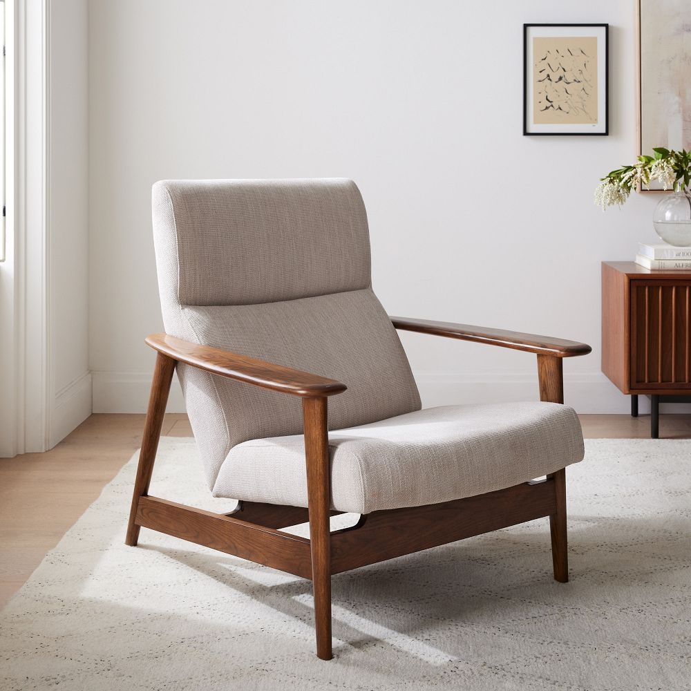 High back chair for living outlet room