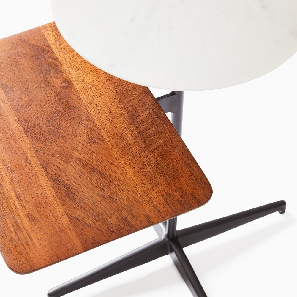 Mid century drink table west deals elm