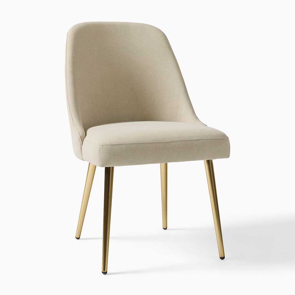 Blue mid clearance century dining chair