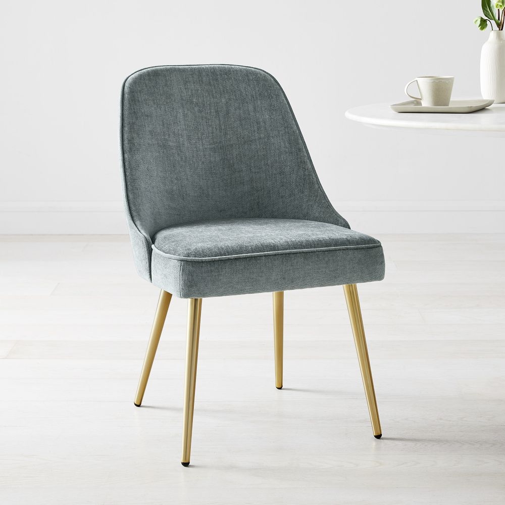 Metal upholstered chair top