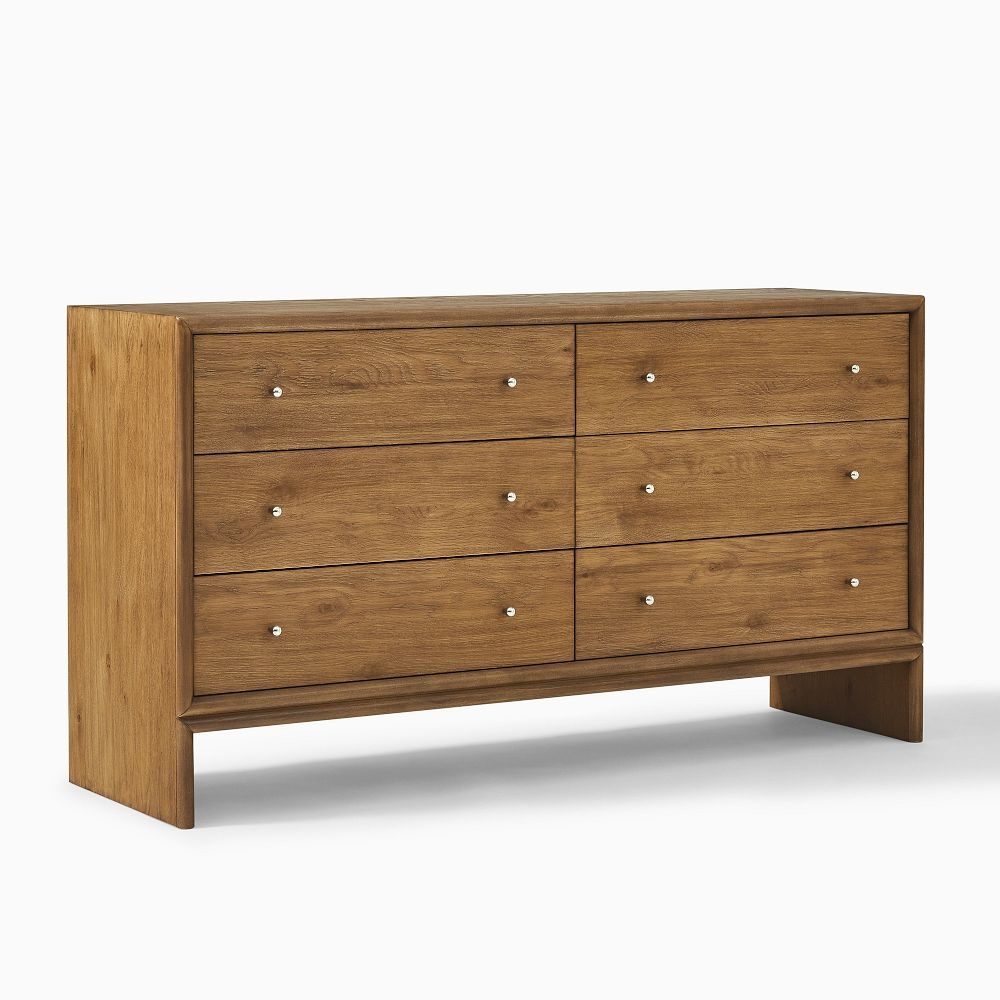 Solid wood 6 sales drawer dresser
