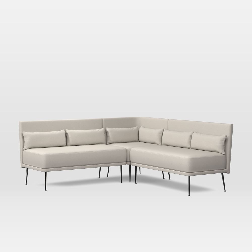 West elm modern hot sale banquette
