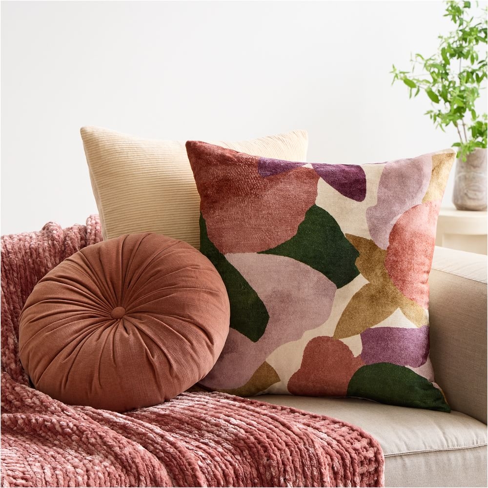 West elm round pillow sales