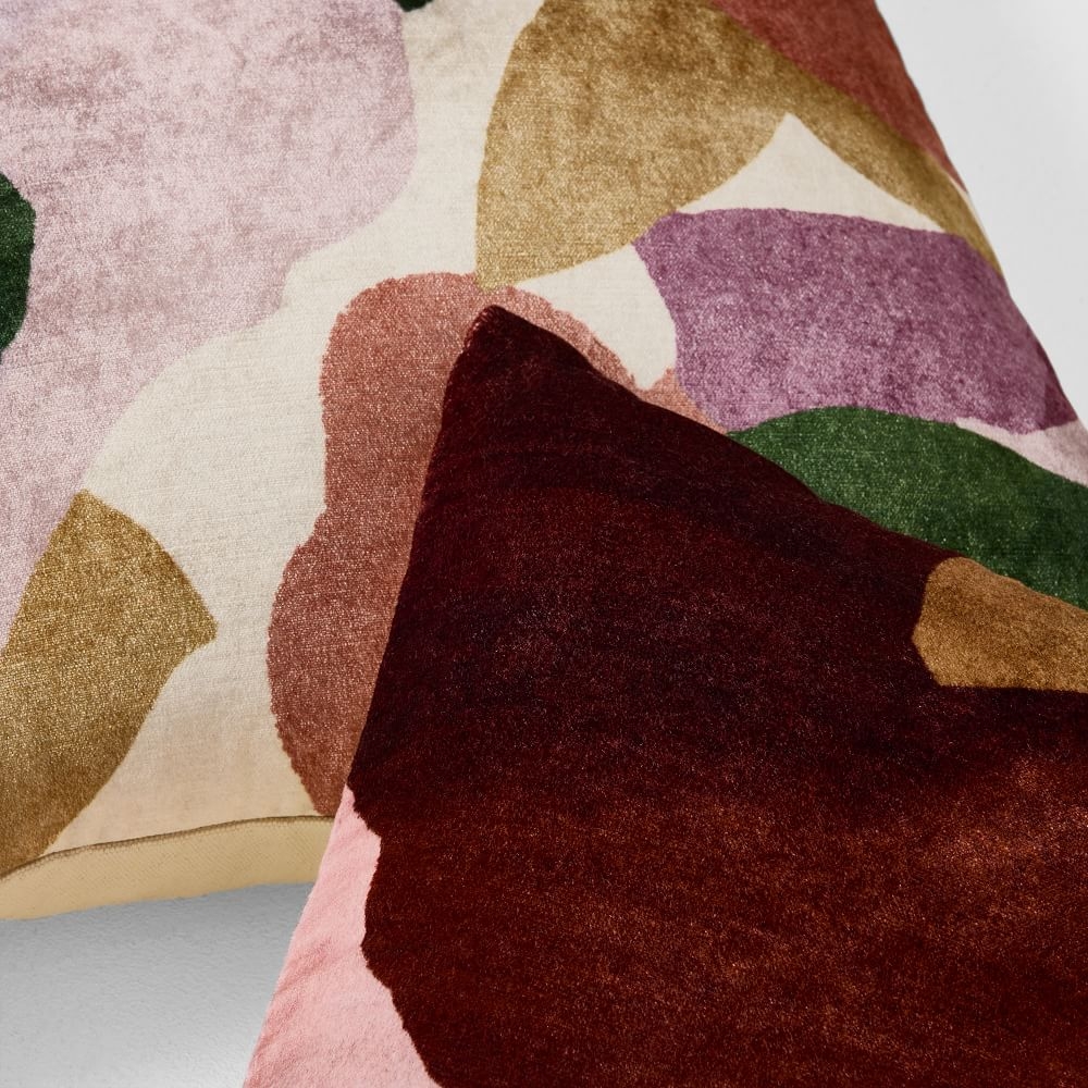 Modern Abstract Floral Pillow Cover