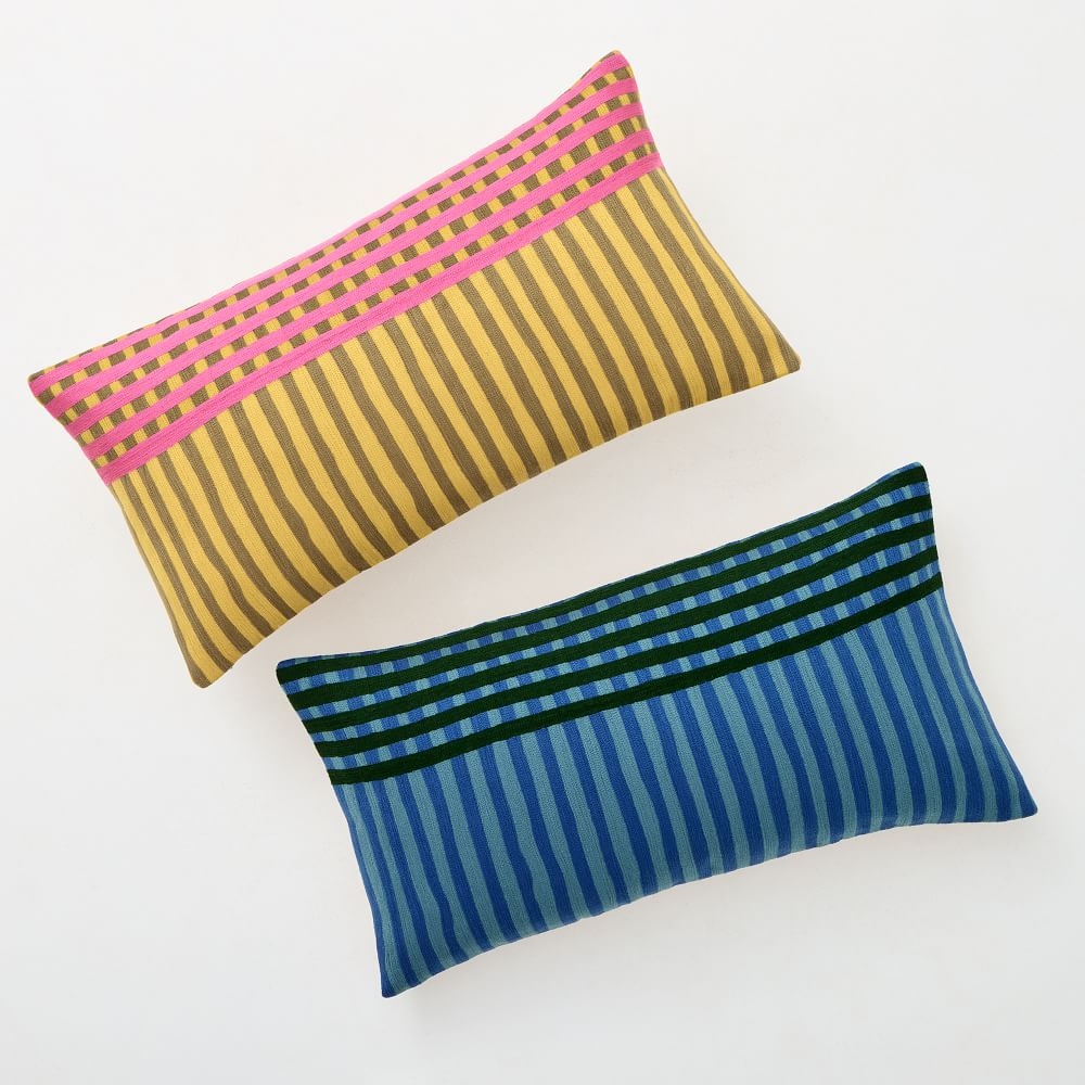 Grid throw pillow discount