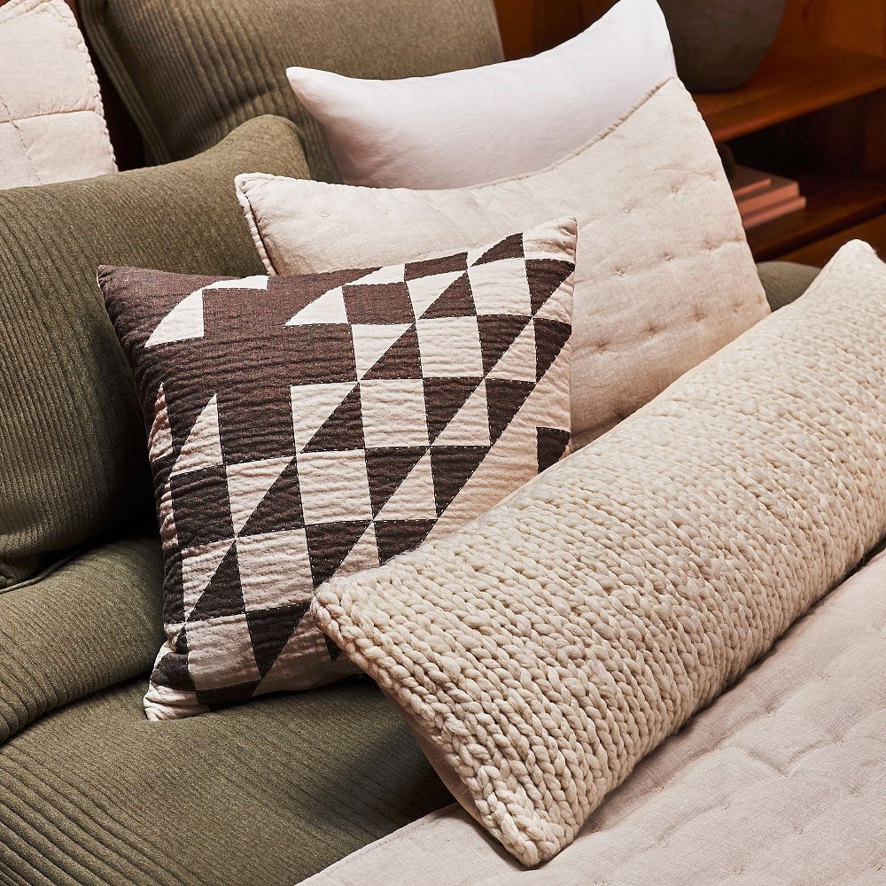 Quilted discount decorative pillows