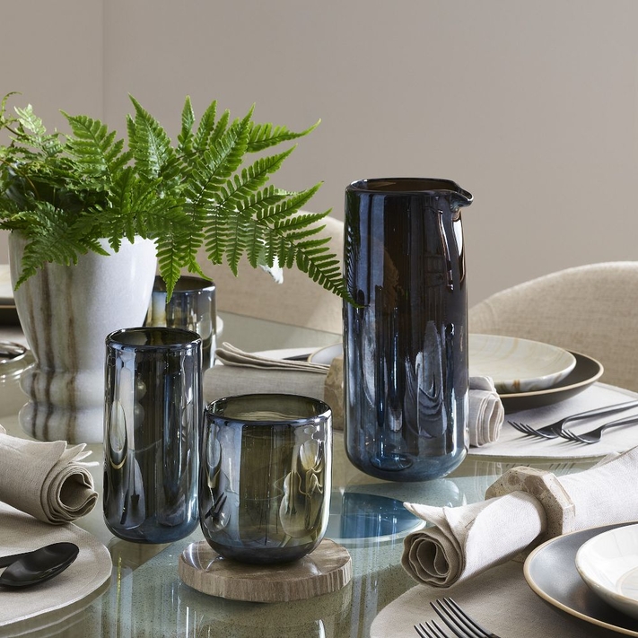 Buy online Modern Recycled Glass Pitcher now West Elm UAE UAE