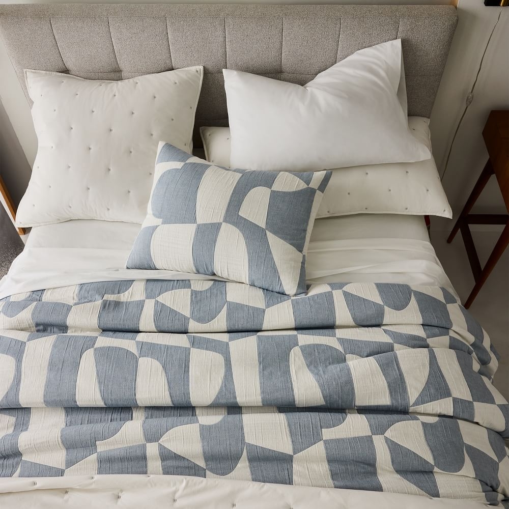 Buy online Modern Shapes Matelasse Duvet Cover Shams now West