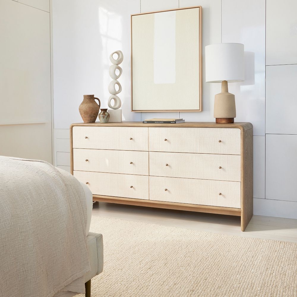 Light natural online wood dresser
