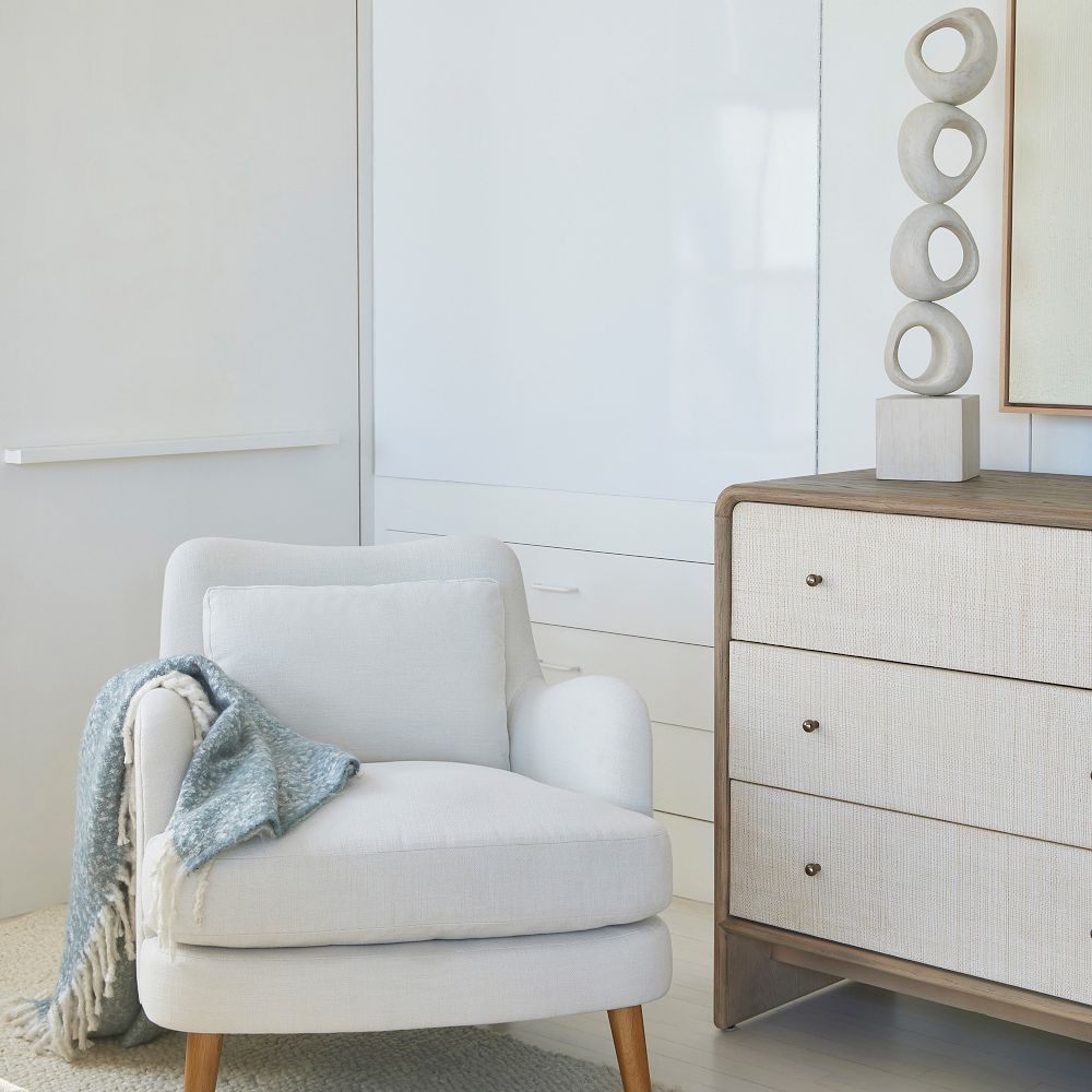 Buy online Modern Waterfall 6 Drawer Dresser 157cm now West