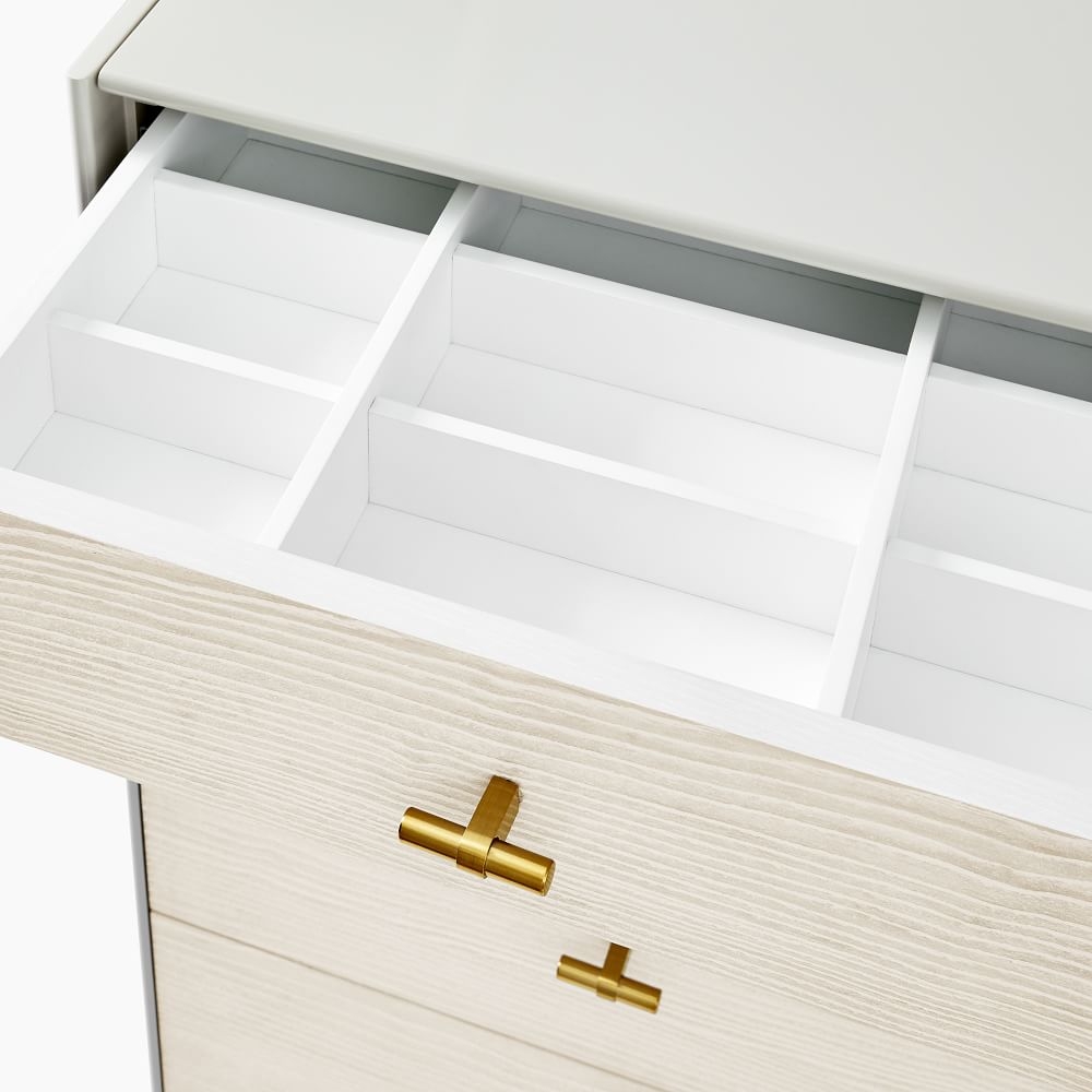 Dressers with jewelry shop drawers