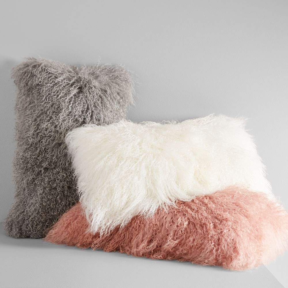 Mongolian faux clearance fur floor cushion