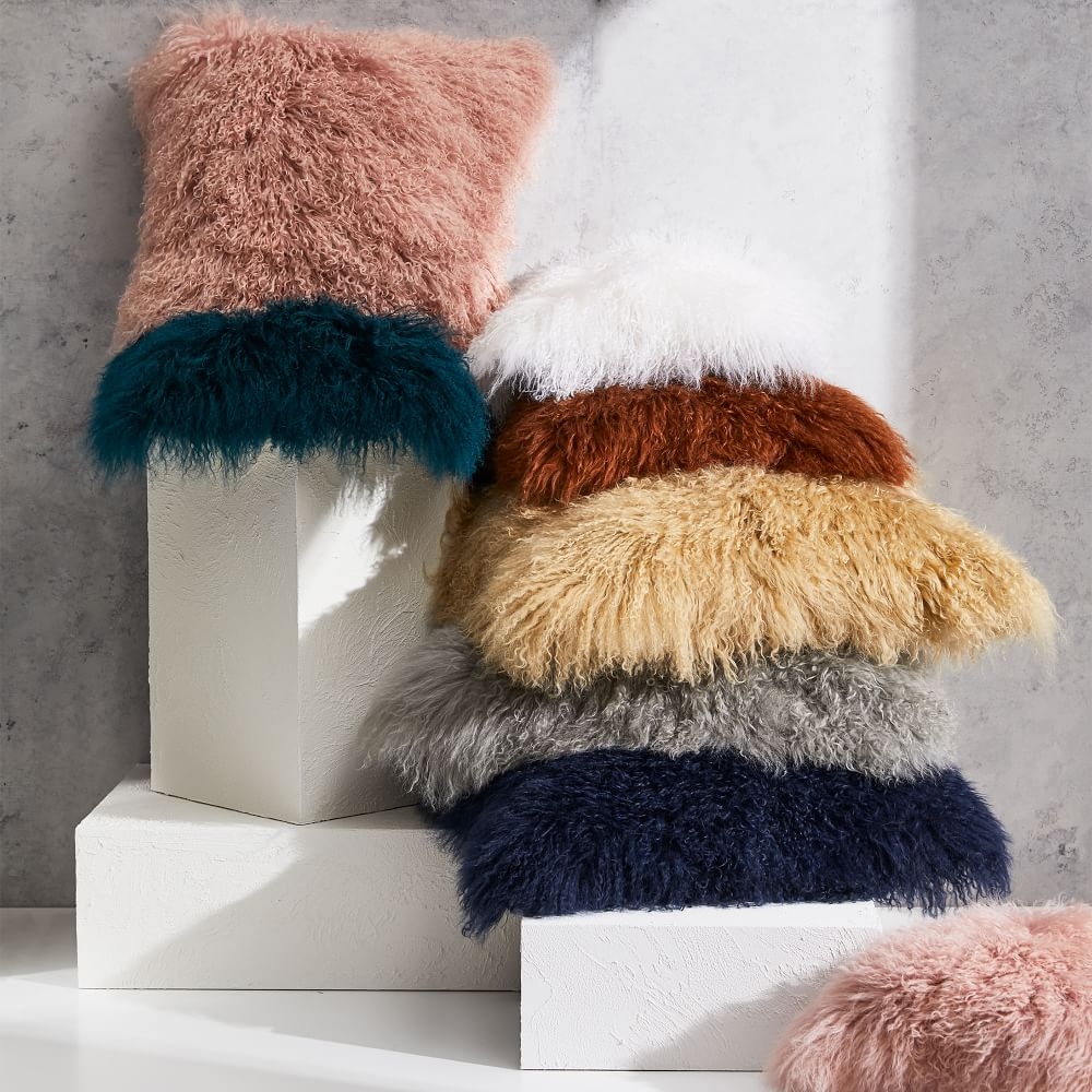 Mongolian lamb discount pillows wholesale