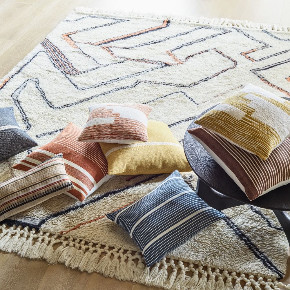 Dehman silk outlet pillow cover
