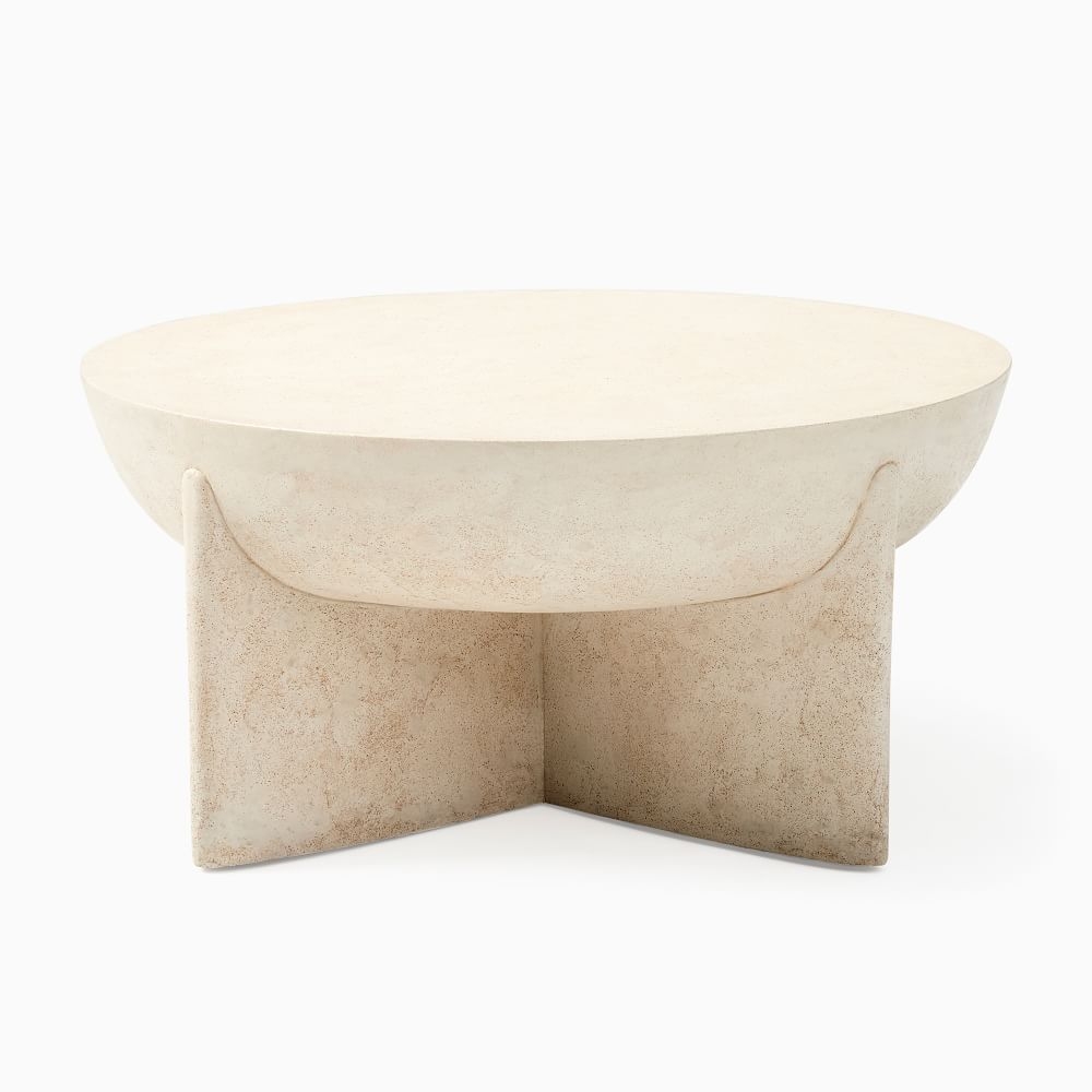 Lava stone store side table