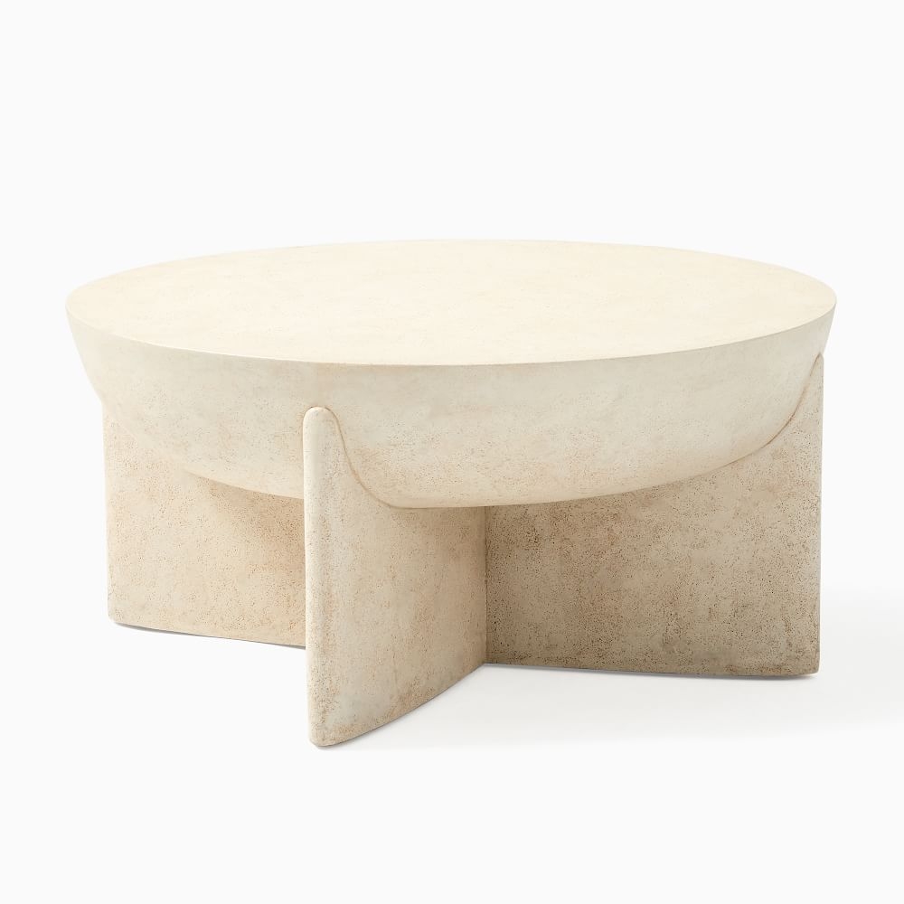 Low stone shop coffee table