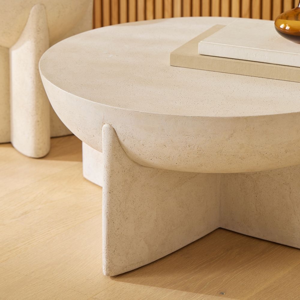Buy online Monti Lava Stone Coffee Table now West Elm UAE UAE