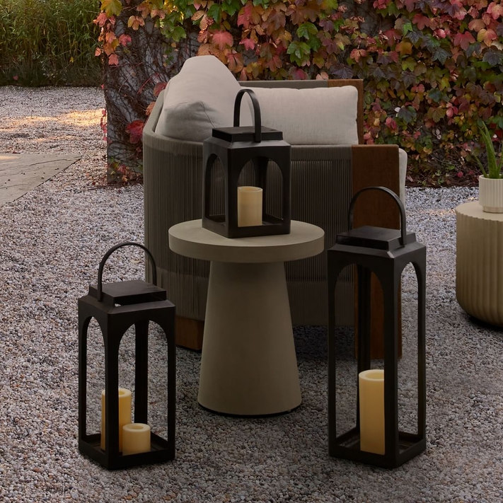 Contemporary outdoor lanterns best sale