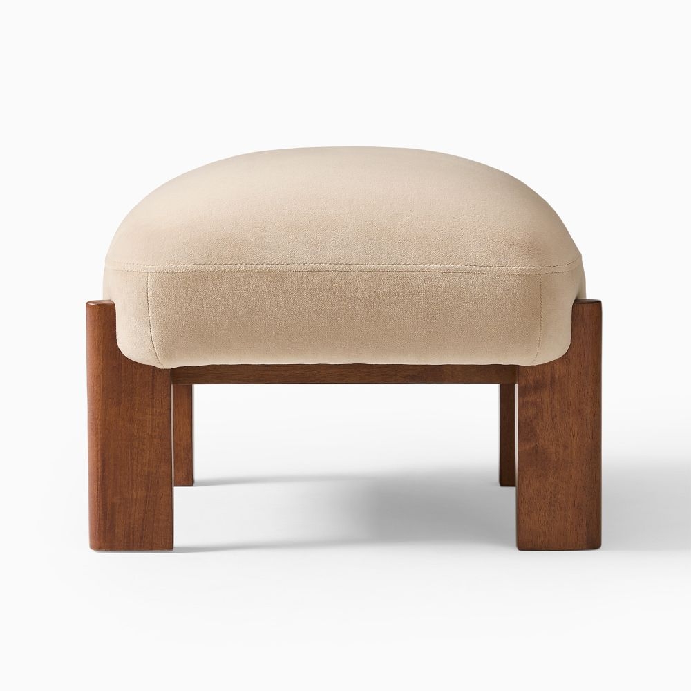 Wood ottoman outlet