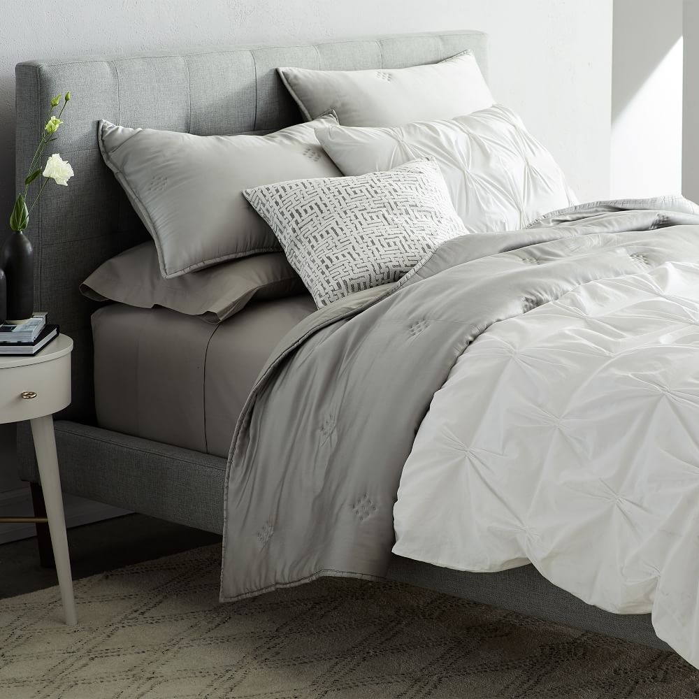 Pintuck top euro sham