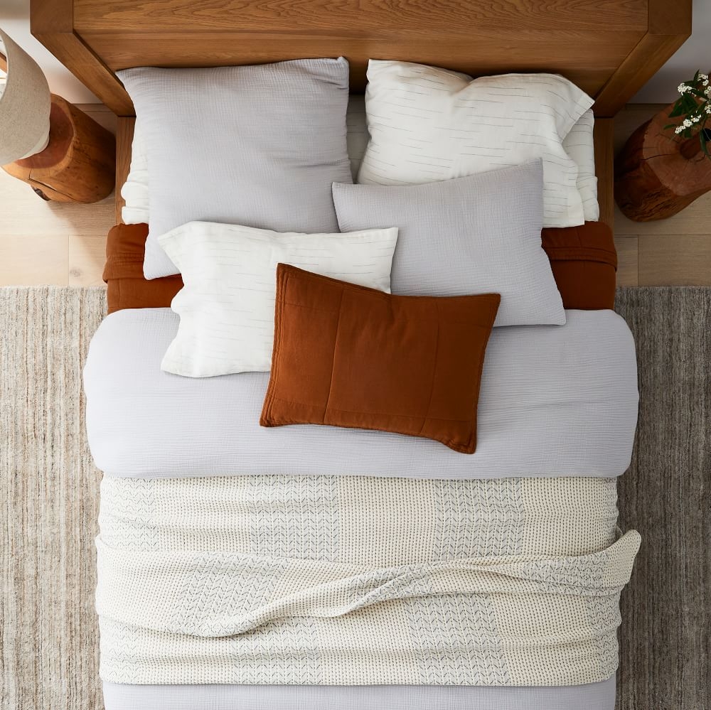 West elm organic 2025 duvet cover