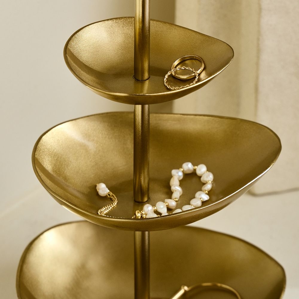 Buy online Organic Metal Jewelry Storage Tower now West Elm UAE UAE