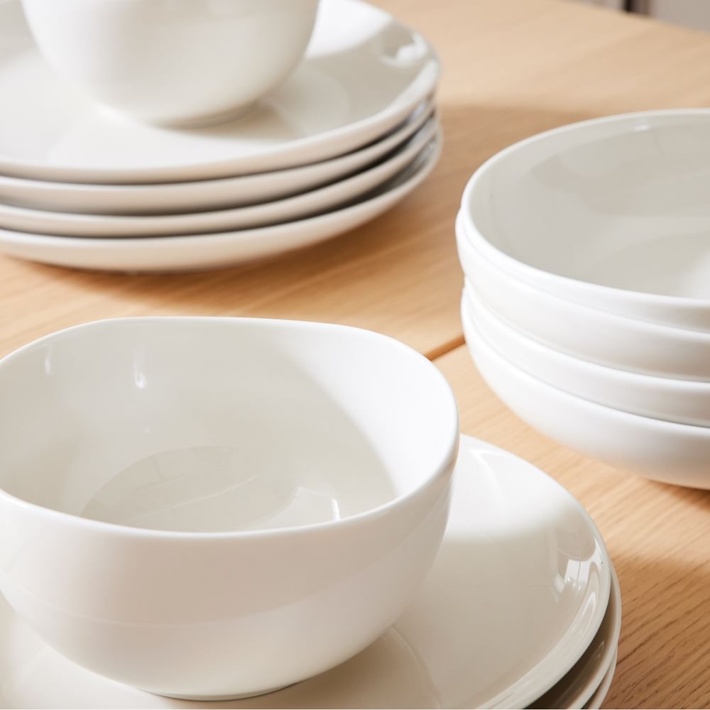 Organic Porcelain Dinnerware Collection Ivory