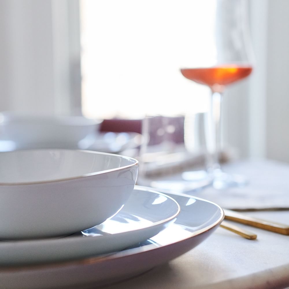 Organic shaped on sale dinnerware