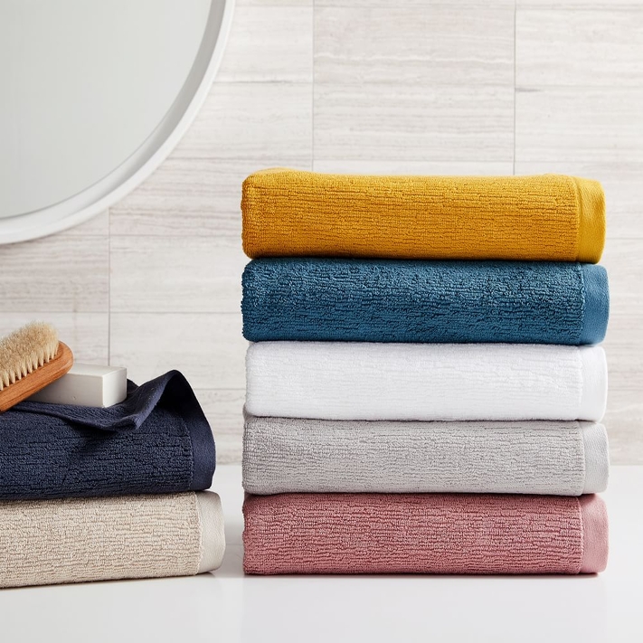 West elm organic cheap textured towels review