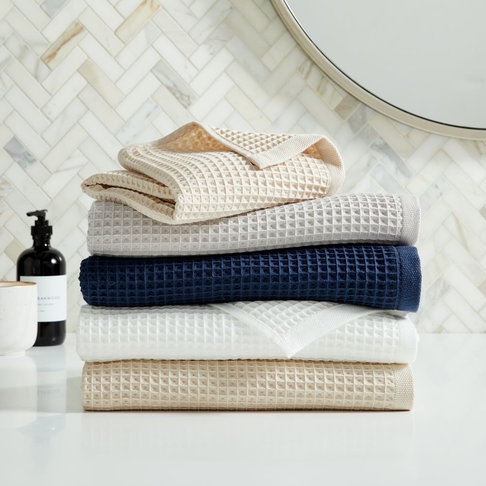 Organic waffle towels sales