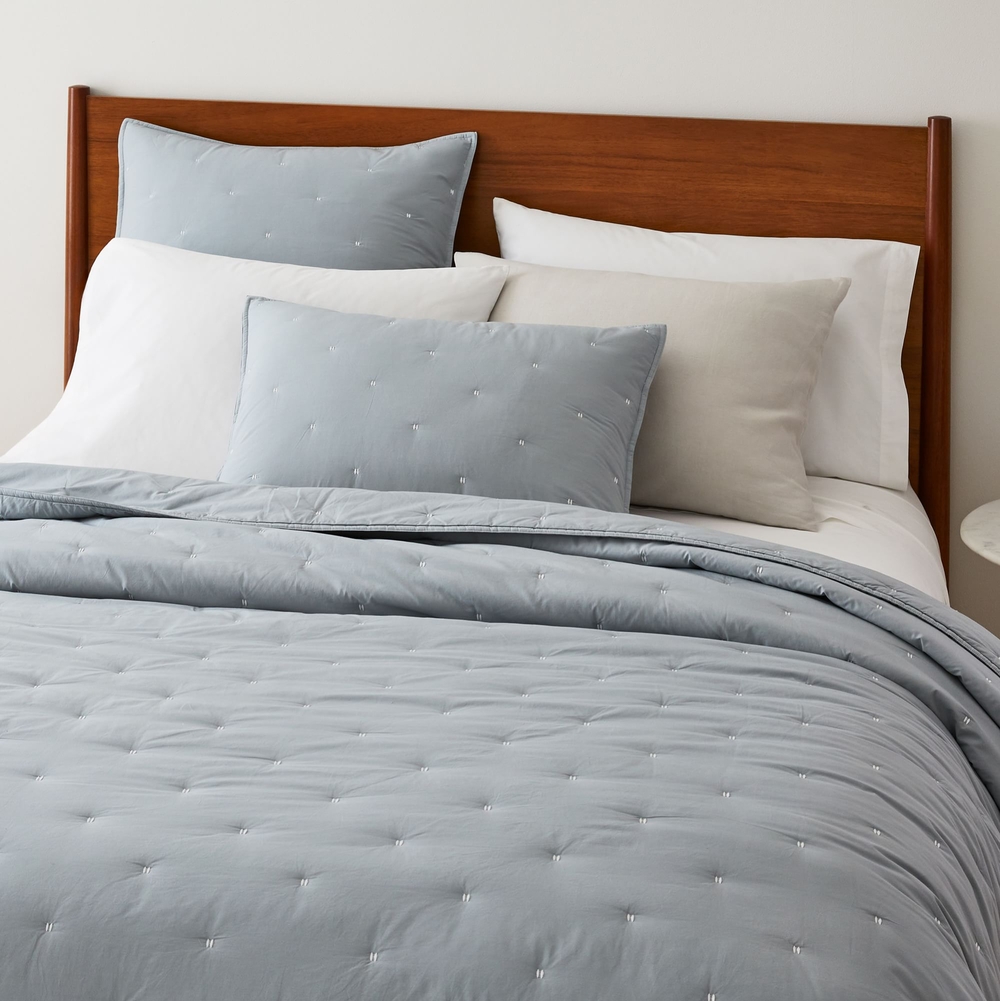 West elm top organic duvet cover