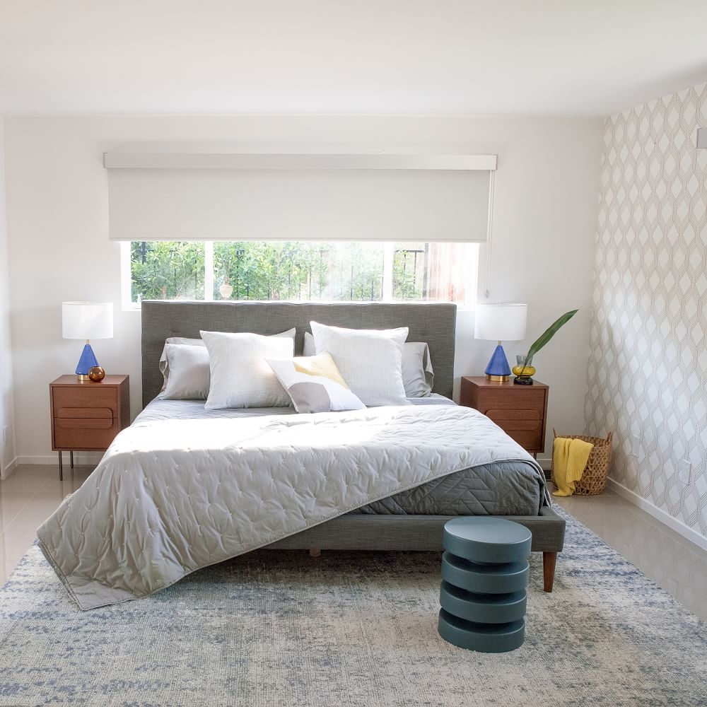 Queen bed sham top