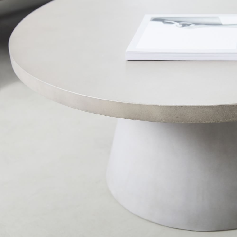 Outdoor pedestal coffee clearance table