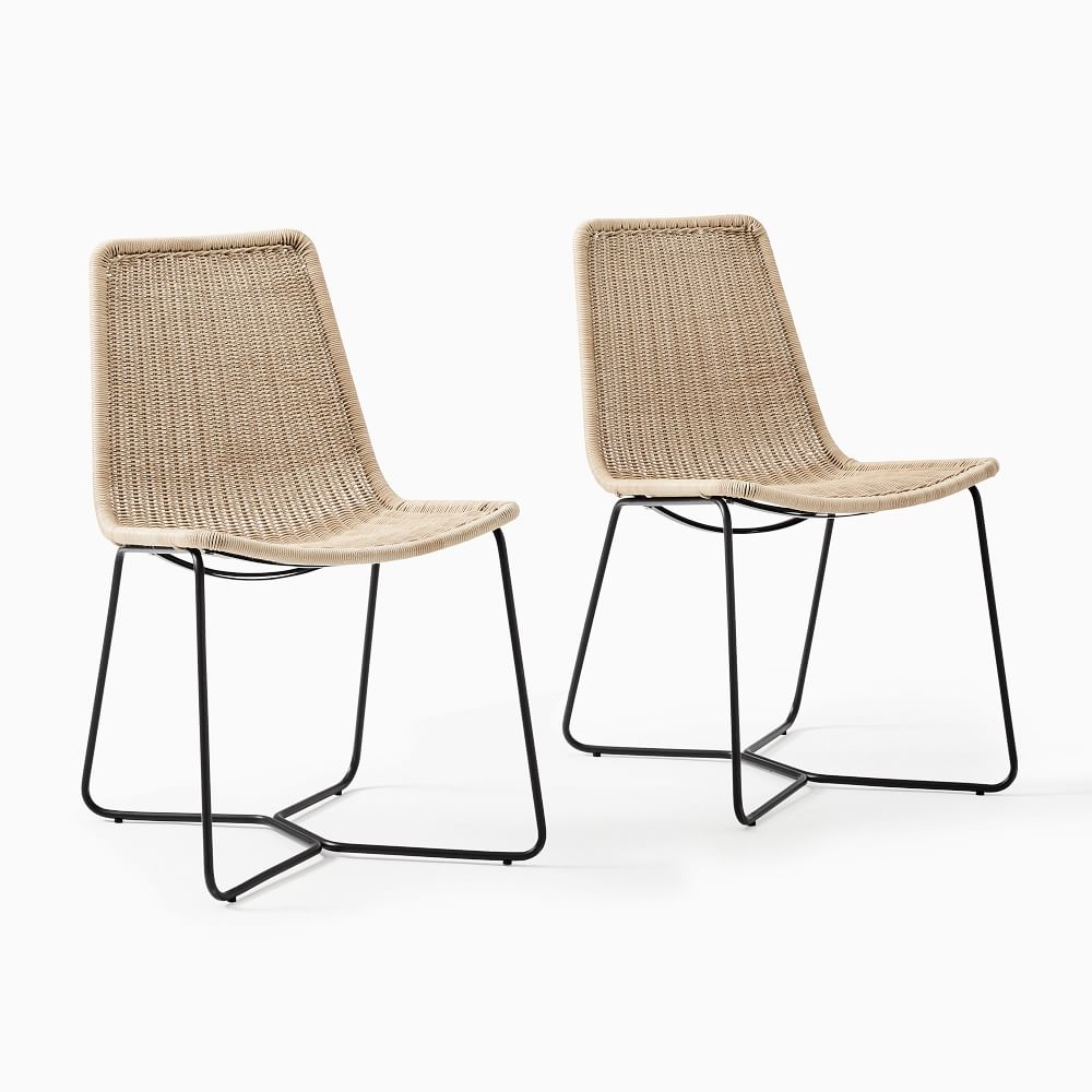 West elm outdoor slope chair sales