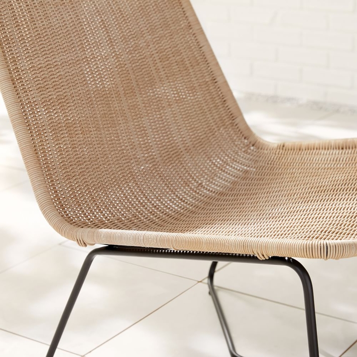West elm outdoor slope chair sales