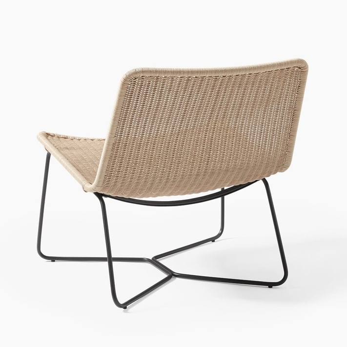 West elm outdoor slope chair sales