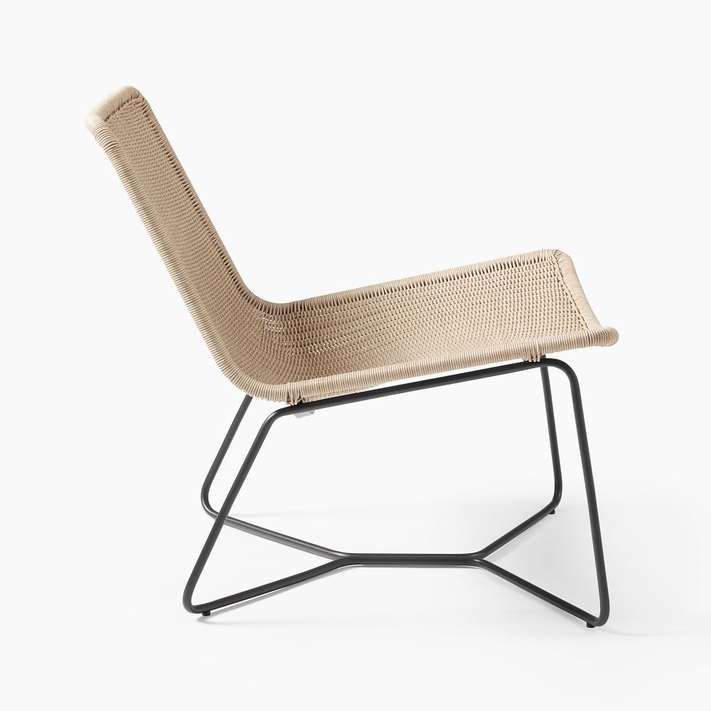 West elm outdoor slope lounge chair cheap