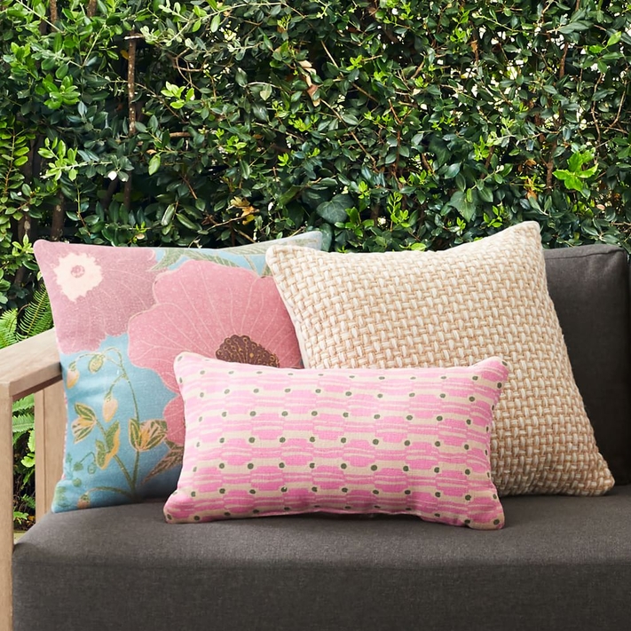 Outdoor cushions pink clearance