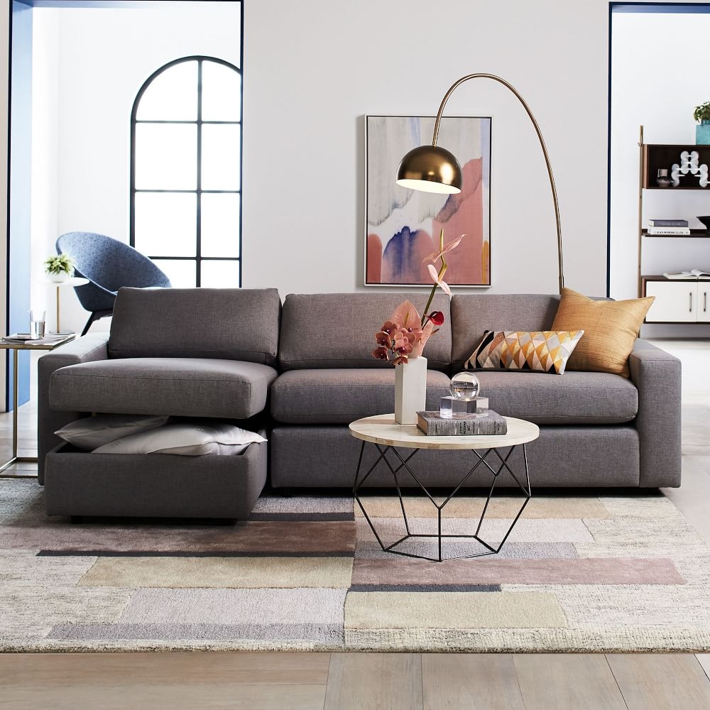 Overarching metal new arrivals shade floor lamp
