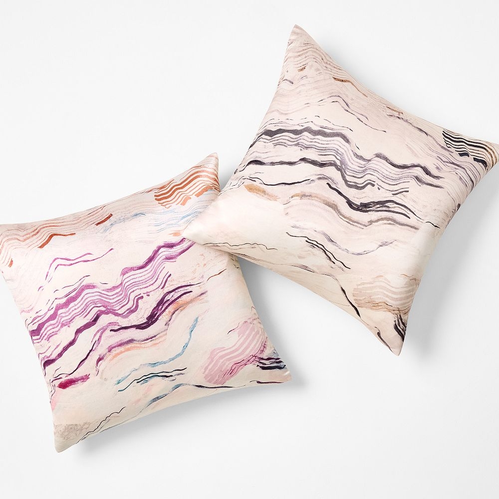 Pink gold discount pillow