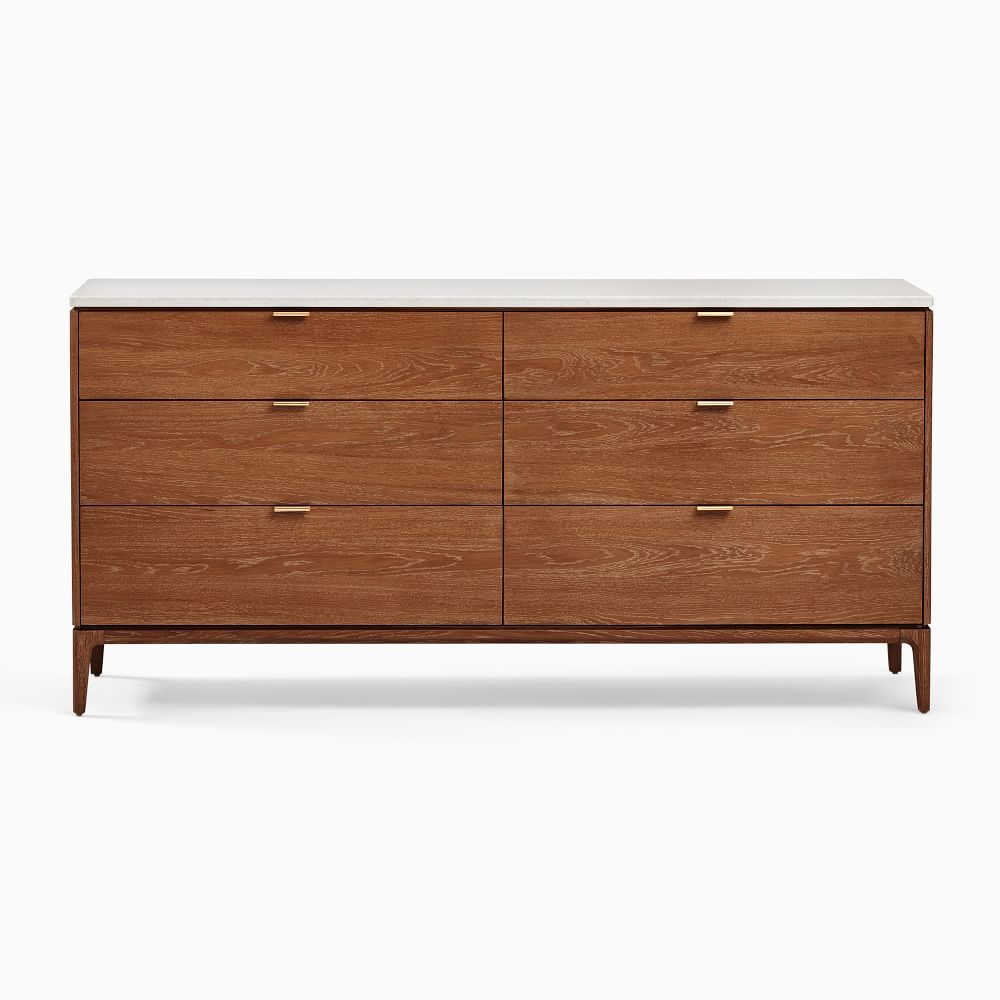 Black and 2025 walnut dresser