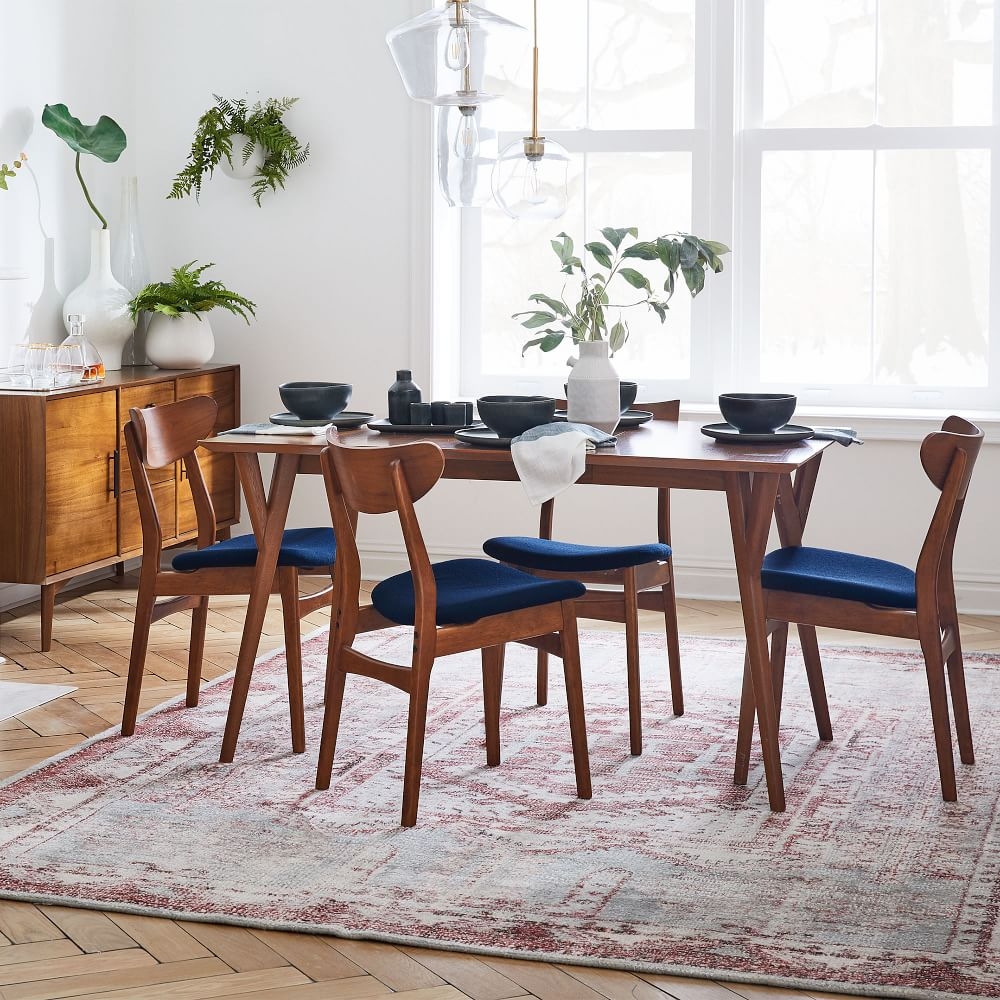 Mid century dining table clearance set