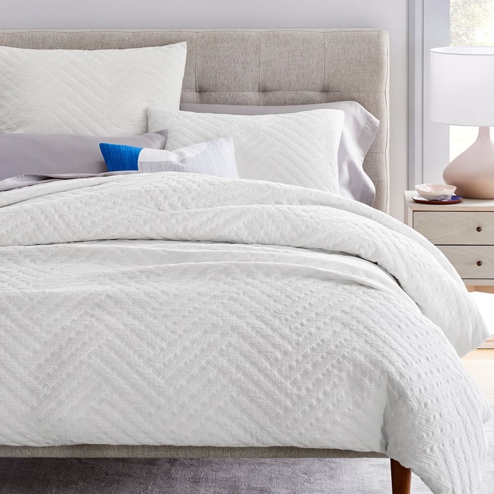 Parquet Texture Duvet Cover Shams