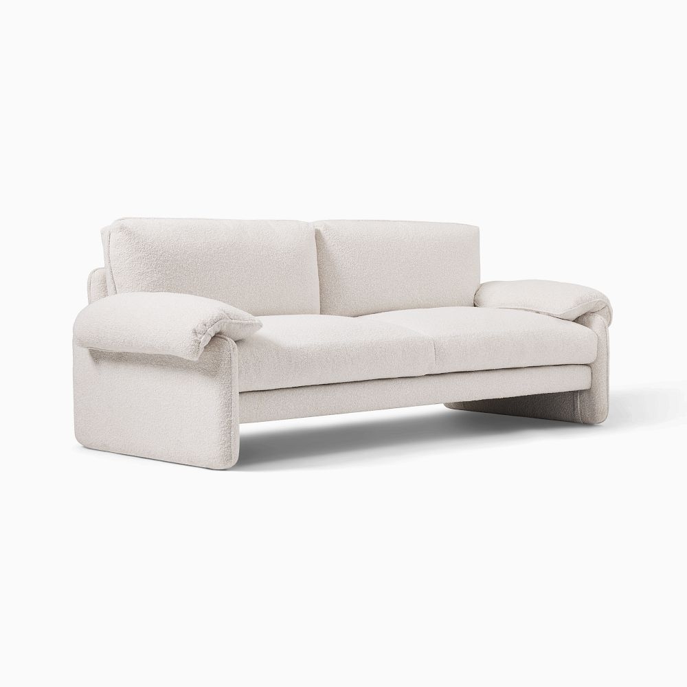 Chunky clearance leather sofa